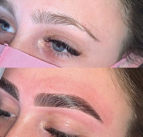 Keratin Brow Lamination + Tint & Wax