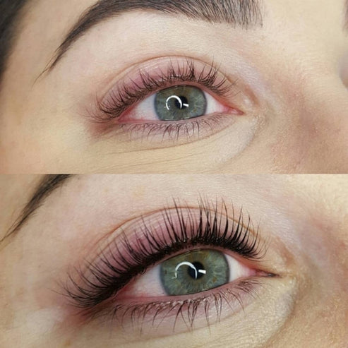 Lash tint result